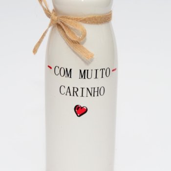 VASO BRANCO MENSAGENS