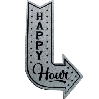 PLACA  SETA HAPPY HOUR INDUSTRIAL