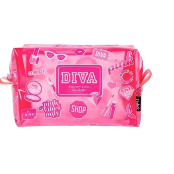 NECESSAIRE BOX  DIVA NÃO TEM ESTILO