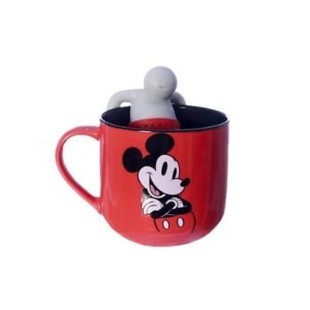 CANECA 350ML C/INFUSOR MICKEY