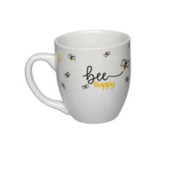 CANECA PORCELANA 300ML  BEE HAPPY