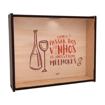 QUADRO PORTA ROLHAS – MOMENTOS DO VINHO