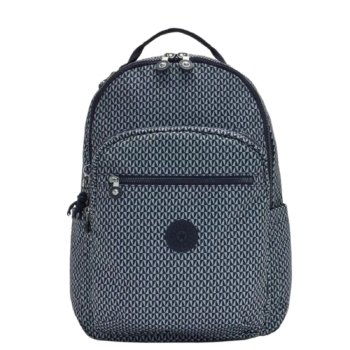 MOCHILA SEOUL KIPLING AZUL  TRIANGULO