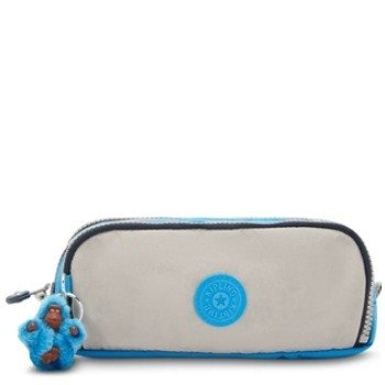 ESTOJO GITROY KIPLING AZUL CLARO COM CINZA