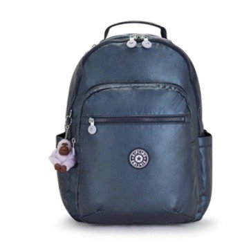 MOCHILA SEOUL AZUL METAL