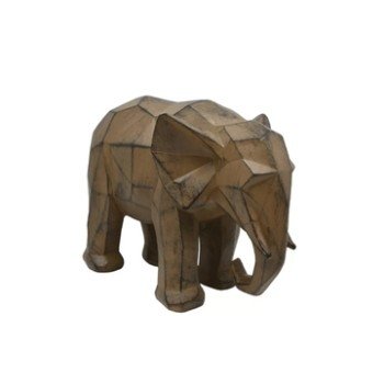 ELEFANTE M MARROM HOLOGRÁFICO