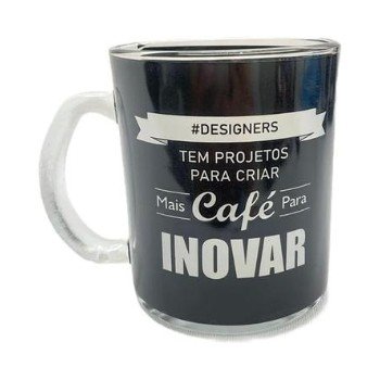 CANECA PROFISSES PRETA  #DESIGNERS