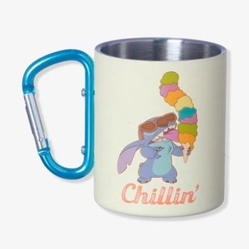 CANECA MOSQUETÃO 300ML STITCH CHILLIN