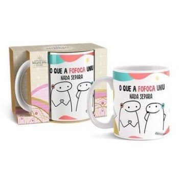 CANECA PORCELANA O QUE A FOFOCA UNIU NADA SEPARA