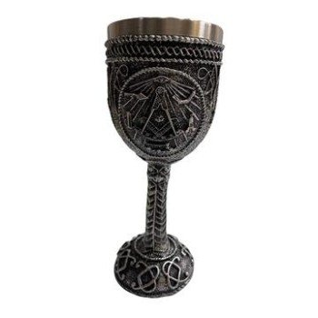 TAÇA METAL MAÇONARIA SOL