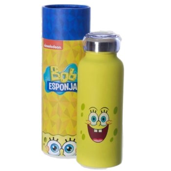 GARRAFA BUBBLE 500ML BOB ESPONJA