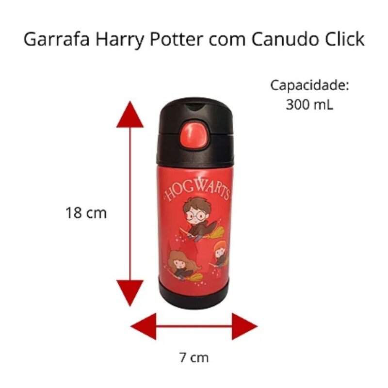 GARRAFA CLICK C/CANUDO HORGWARTS - Image 3