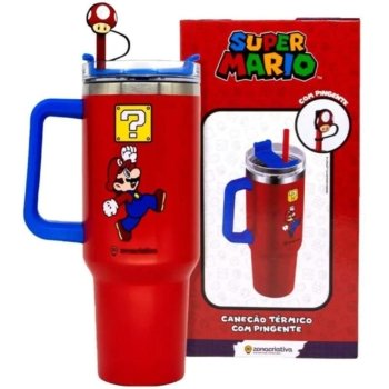 CANECÃO C/PINGENTE 1,15L SUPER MARIO