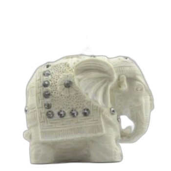 ELEFANTE C/ CRISTAIS P BRANCO