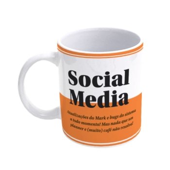 CANECA 300ML -PROFISSÕES SOCIAL MEDIA