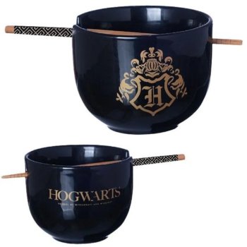 BOWL C/HASHI 500ML HOGWARTS