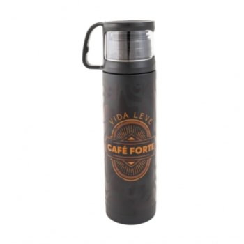 GARRAFA TÉRMICA COM CANECA  URBANO CAFÉ FORTE