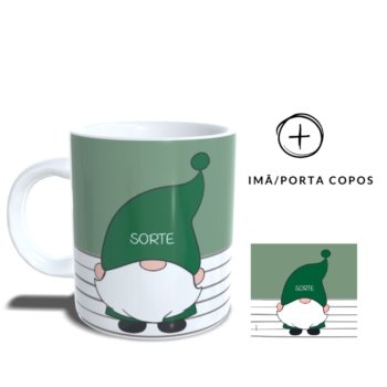 CANECA + IMÃ ELFO SORTE