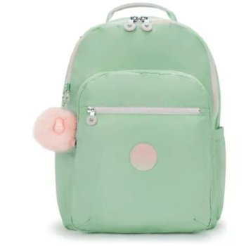 MOCHILA SEOUL VERDE PASTEL METAL