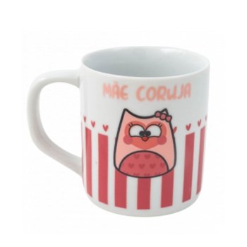 CANECA CILÍNDRICA – BUBU MÃE CORUJA