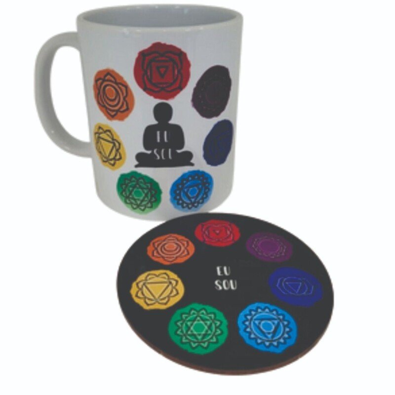 CANECA C/ ABAFADOR YOGA EU SOU