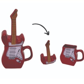 CANECA 3D GUITARRA C/ TAMPA