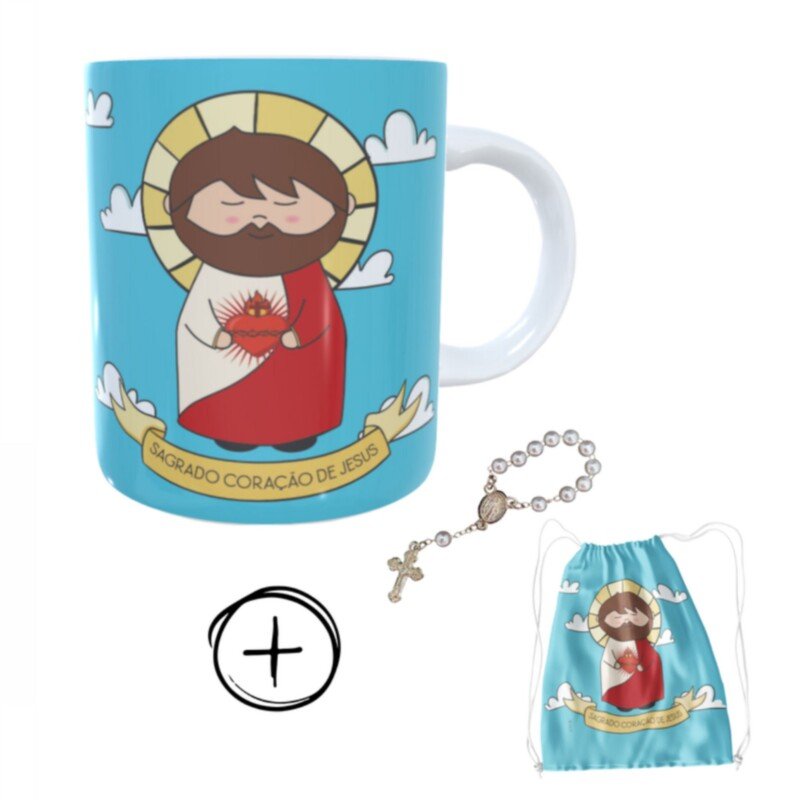 CANECA SAGRADO CORAÇÃO DE JESUS