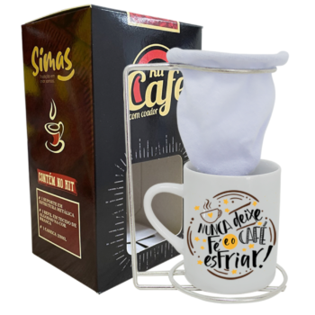 KIT  NUNCA DEIXE A FÉ O CAFÉ ESFRIAR