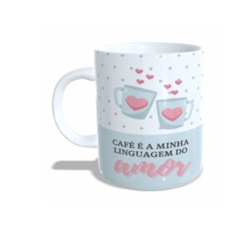 CANECA CAFÉ  MINHA LINGUAGEM DO AMOR