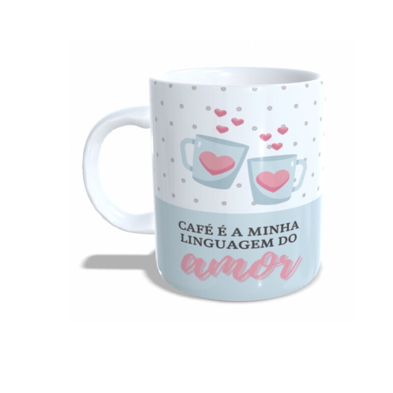 CANECA CAFÉ  MINHA LINGUAGEM DO AMOR