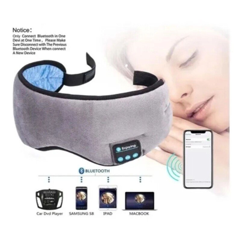 MÁSCARA DE DORMIR C/ FONE BLUETOOTH - Imagem 3