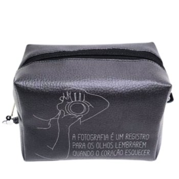 NECESSAIRE BOX M PRETA FOTOGRAFIA