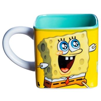 CANECA CUBO 300ML BOB ESPONJA