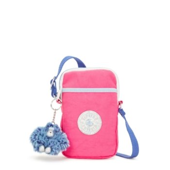 BOLSA TALLY PINK COM DETALHE AZUL