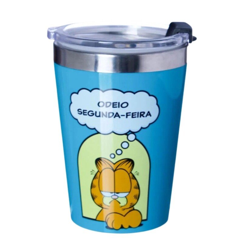 COPO VIAGEM SNAP 300ML GARFIELD