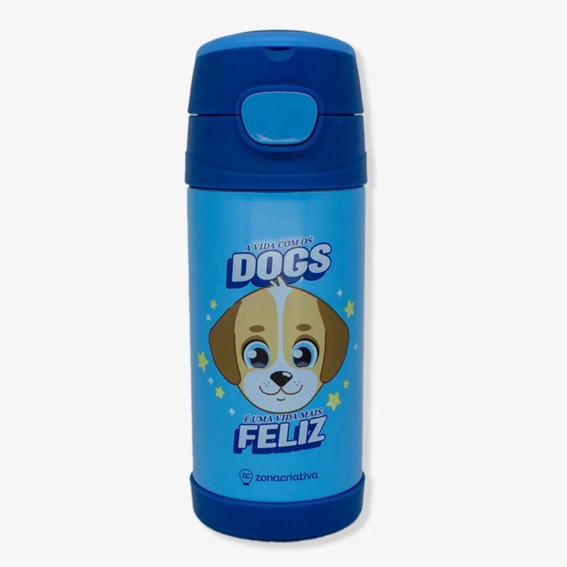 GARRAFA TOP HANDLE 350ML EU AMO DOG