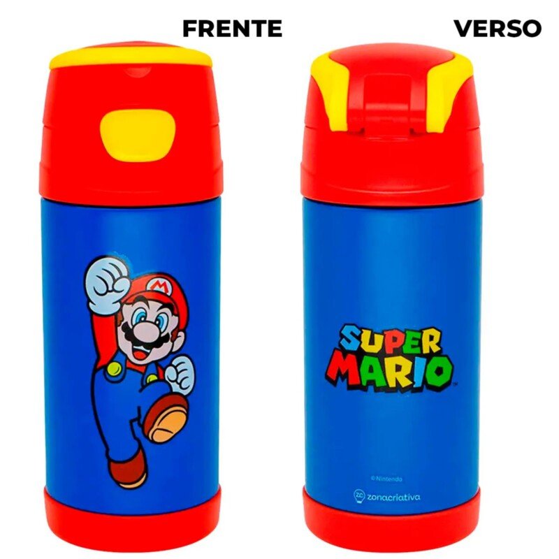 GARRAFA TOP HANDLE 350ML SUPER MÁRIO - Imagem 3
