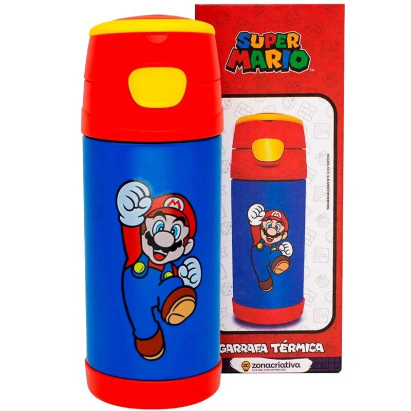 GARRAFA TOP HANDLE 350ML SUPER MÁRIO - Imagem 5