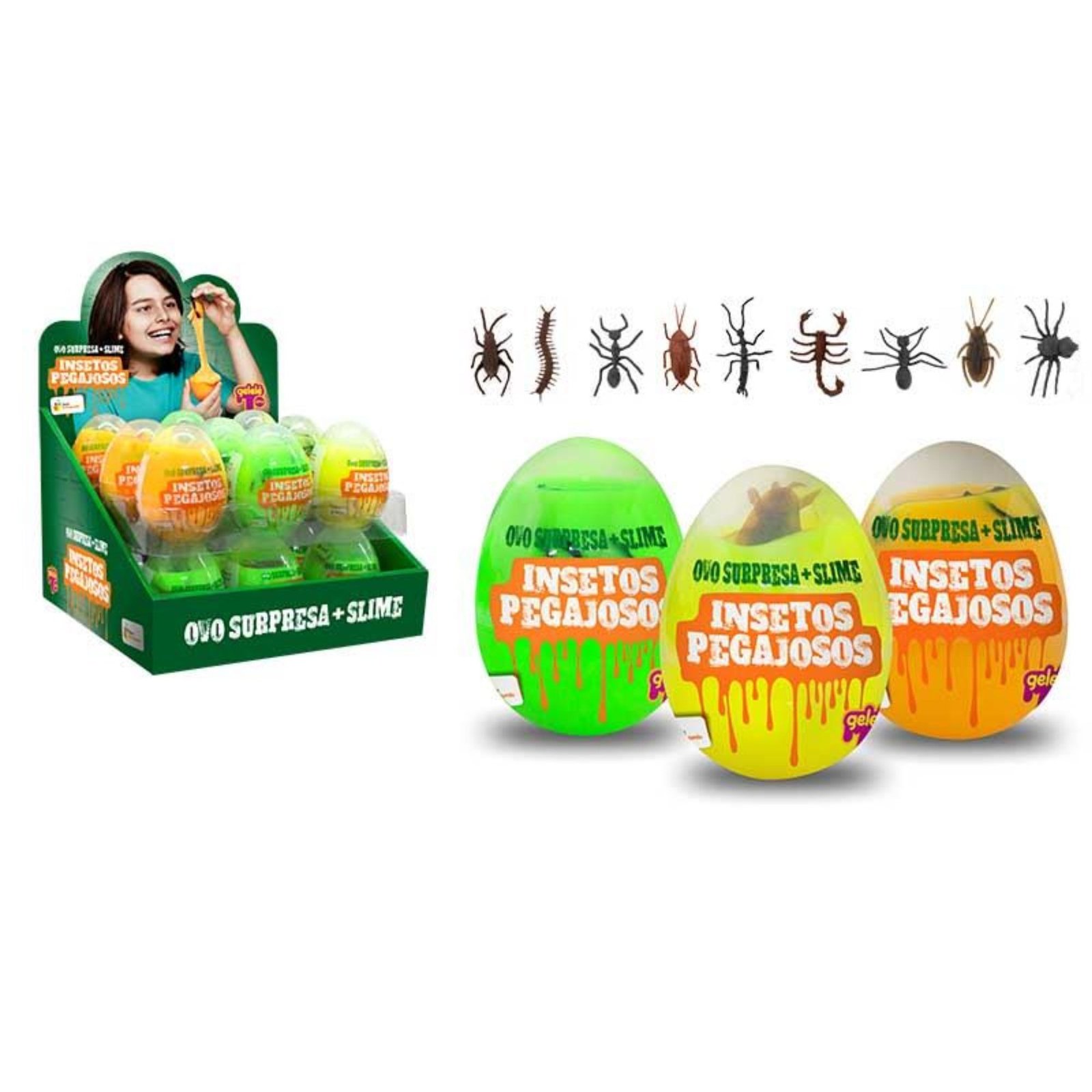 OVO SURPRESA 98G INSETOS PEGAJOSOS - Imagem 3