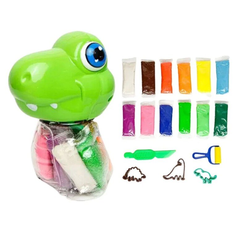 KIT MASSA DE MODELAR DINO