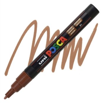 CANETA POSCA PC-3M MARROM