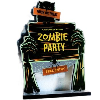 ENFEITE ZOMBIE PARTY