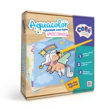 JOGO AQUACOLOR  UNICÓRNIOS- COLORINDO COM ÁGUA