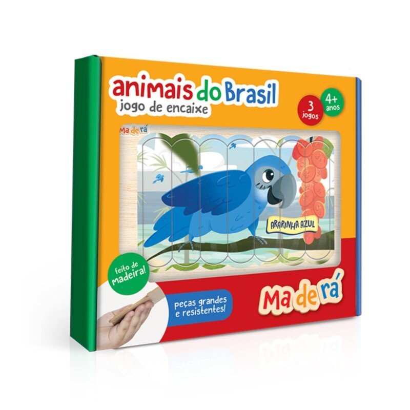 ANIMAIS DO BRASIL - JOGO DE ENCAIXE