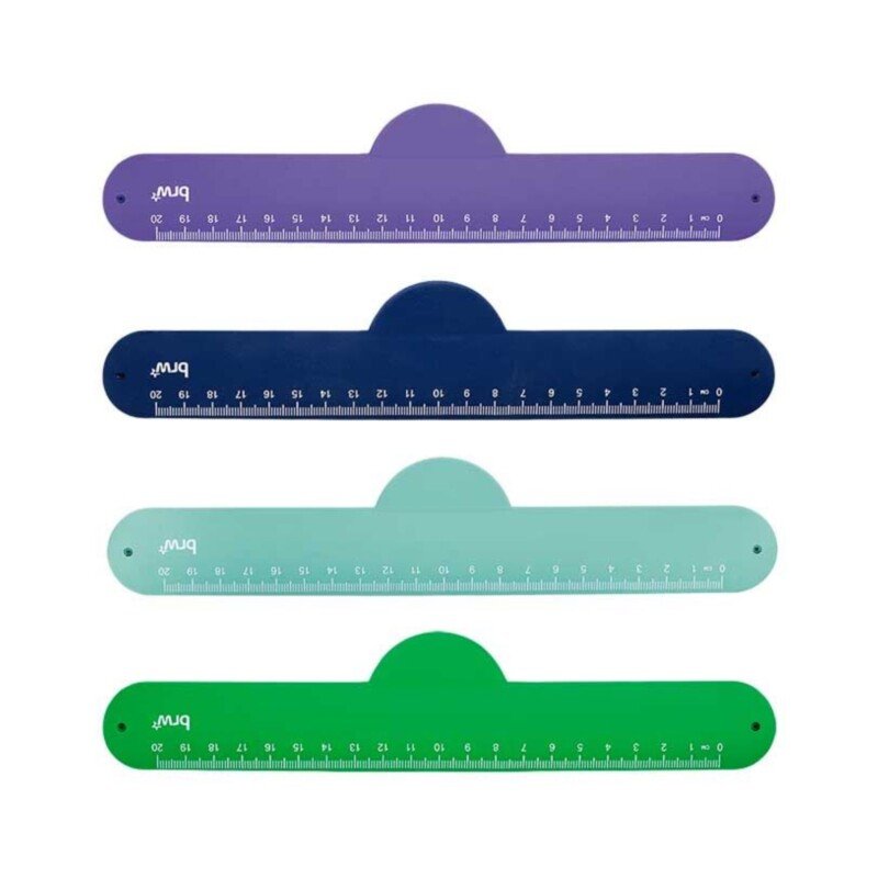 RÉGUA  20CM DE SILICONE BRACELETE FUNNY - Imagem 3