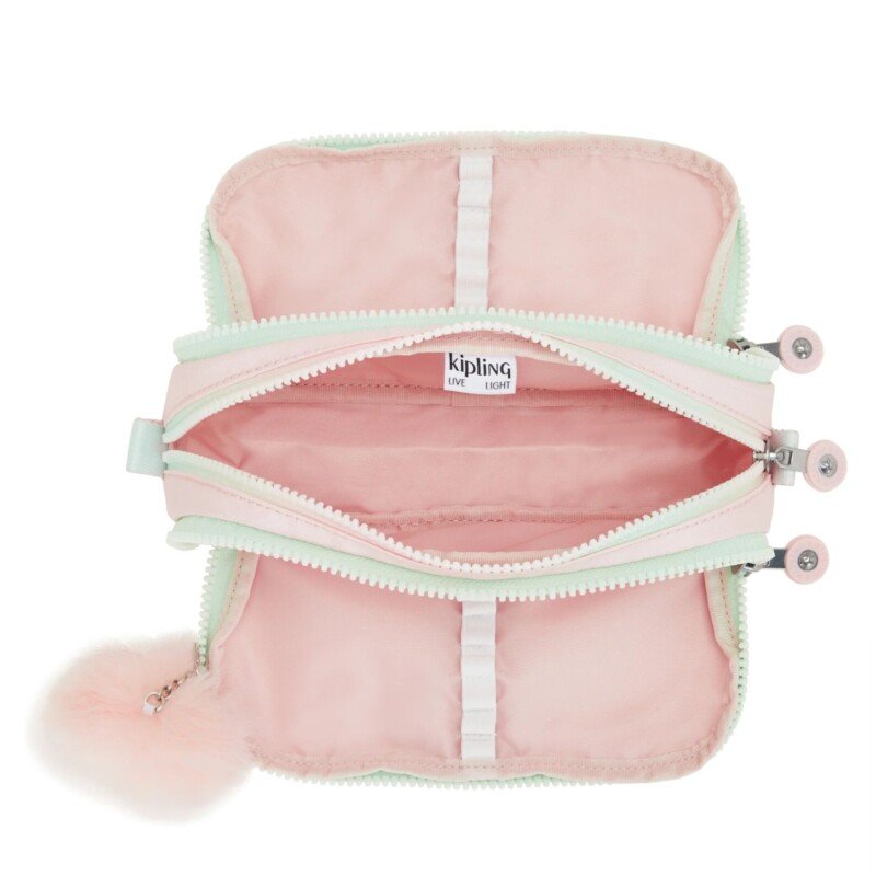 ESTOJO DUPLO GITROY ROSA METAL COM VERDE - Imagem 4