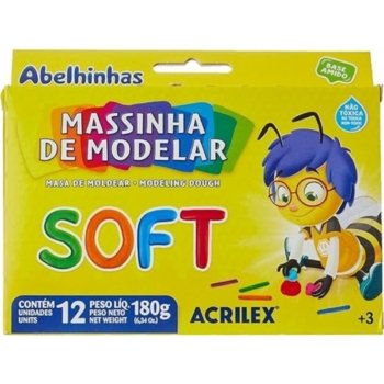 MASSA DE MODELAR SOFT 12 CORES