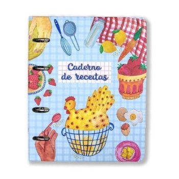 CADERNO ARGOLADO DE RECEITAS