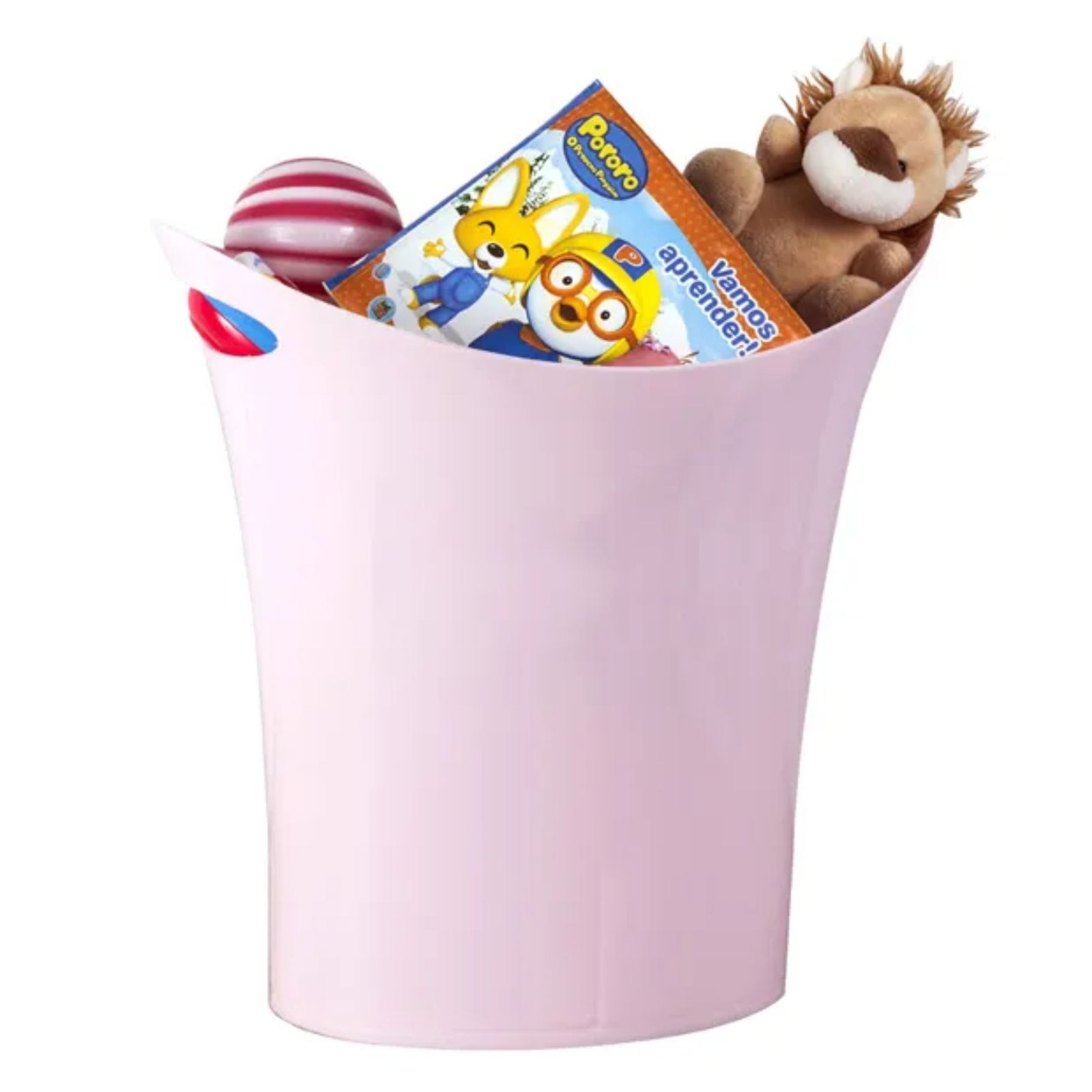 CESTO P/ LIXO PLÁSTICO AZUL / ROSA - Imagem 4