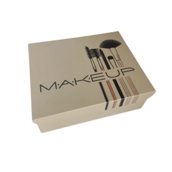 CAIXA MAQUIAGEM MAKEUP PINCÉIS BEGE